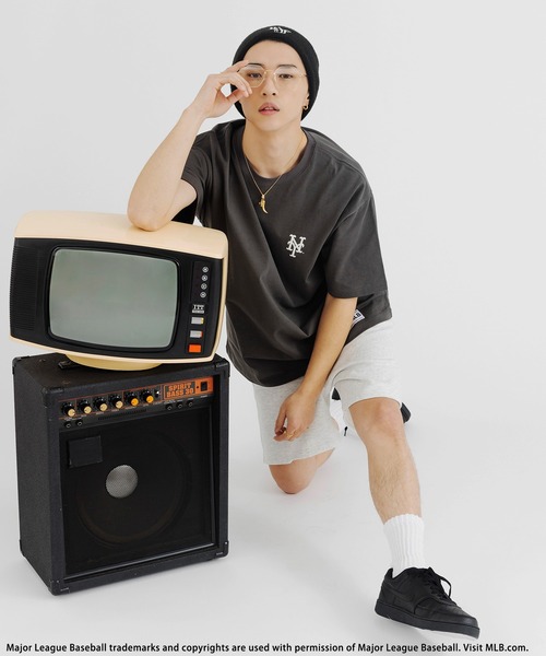 BACK TO THE FIELD(バック トゥー ザ フィールド)の「【平野莉玖コラボ】【MLB】photoTシャツ(Tシャツ/カットソー・レディース・ピンク/ホワイト/ブラック・FREE)」の6枚目の写真