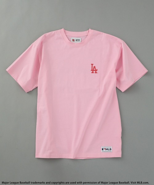 tシャツ 「平野莉玖コラボ」「MLB」photoTシャツ レディース メンズ 平野莉玖コラボ】【MLB】photoTシャツ BACK TO THE FIELD