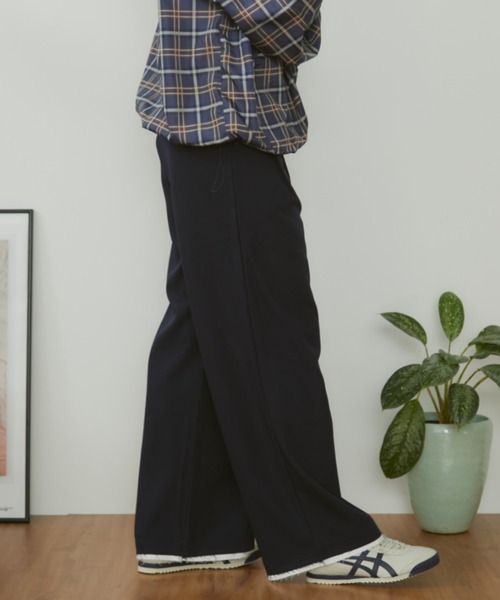 MERLOT(メルロー)の「ダブルウエストカットオフイージースラックス(スラックス・レディース・チャコールグレー/ブラック/ネイビー・FREE)」の4枚目の写真