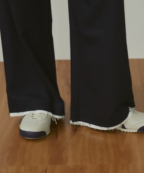 MERLOT(メルロー)の「ダブルウエストカットオフイージースラックス(スラックス・レディース・チャコールグレー/ブラック/ネイビー・FREE)」の10枚目の写真