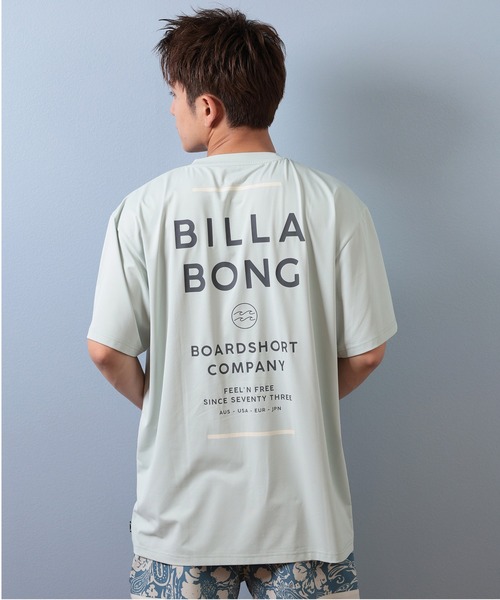 BILLABONG(ビラボン)の「BILLABONG/ビラボン ラッシュガード/水陸両用/ユーティリティー 半袖Tシャツ BF01A-854(ラッシュガード・メンズ・ライトグレー/オフホワイト/ブラック・XL/L/M)」の1枚目の写真