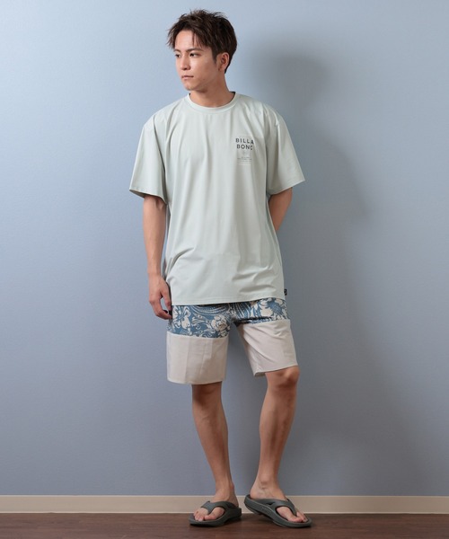 BILLABONG(ビラボン)の「BILLABONG/ビラボン ラッシュガード/水陸両用/ユーティリティー 半袖Tシャツ BF01A-854(ラッシュガード・メンズ・ライトグレー/オフホワイト/ブラック・XL/L/M)」の13枚目の写真