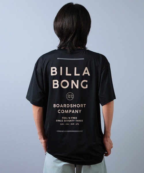 BILLABONG(ビラボン)の「BILLABONG/ビラボン ラッシュガード/水陸両用/ユーティリティー 半袖Tシャツ BF01A-854(ラッシュガード・メンズ・ライトグレー/オフホワイト/ブラック・XL/L/M)」の4枚目の写真
