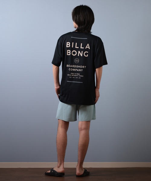 BILLABONG(ビラボン)の「BILLABONG/ビラボン ラッシュガード/水陸両用/ユーティリティー 半袖Tシャツ BF01A-854(ラッシュガード・メンズ・ライトグレー/オフホワイト/ブラック・XL/L/M)」の8枚目の写真