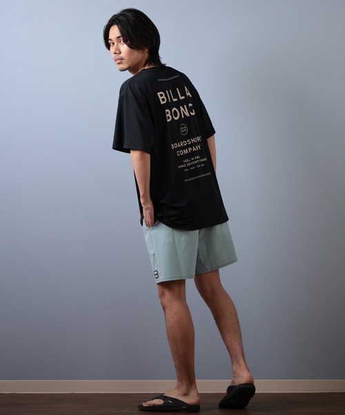 BILLABONG(ビラボン)の「BILLABONG/ビラボン ラッシュガード/水陸両用/ユーティリティー 半袖Tシャツ BF01A-854(ラッシュガード・メンズ・ライトグレー/オフホワイト/ブラック・XL/L/M)」の7枚目の写真