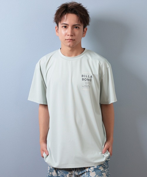 BILLABONG(ビラボン)の「BILLABONG/ビラボン ラッシュガード/水陸両用/ユーティリティー 半袖Tシャツ BF01A-854(ラッシュガード・メンズ・ライトグレー/オフホワイト/ブラック・XL/L/M)」の10枚目の写真