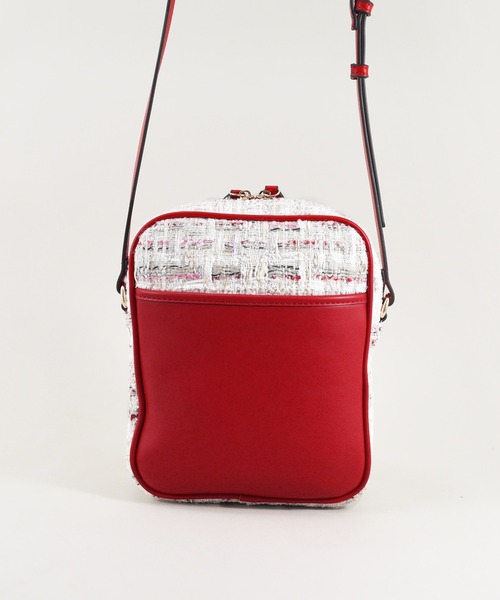 U（ユー）の「ムルティ ポッシュ ツイードショルダーバッグ（ショルダーバッグ・レディース・アイボリー/ピンク系その他/ゴールド系その他・FREE）」の9枚目の写真