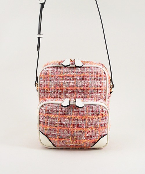 U（ユー）の「ムルティ ポッシュ ツイードショルダーバッグ（ショルダーバッグ・レディース・アイボリー/ピンク系その他/ゴールド系その他・FREE）」の13枚目の写真