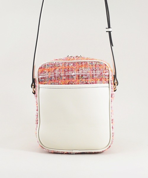 U（ユー）の「ムルティ ポッシュ ツイードショルダーバッグ（ショルダーバッグ・レディース・アイボリー/ピンク系その他/ゴールド系その他・FREE）」の14枚目の写真