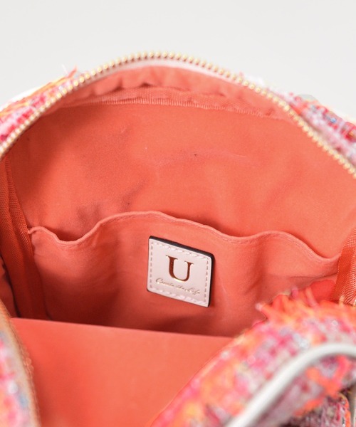 U（ユー）の「ムルティ ポッシュ ツイードショルダーバッグ（ショルダーバッグ・レディース・アイボリー/ピンク系その他/ゴールド系その他・FREE）」の16枚目の写真