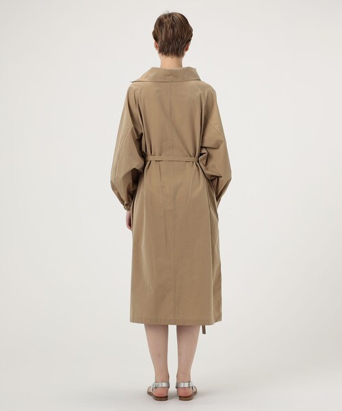 HAVERSACK（ハバーザック）の「HAVERSACK コットンサテンドレス（ワンピース・レディース・ベージュ・1）」の4枚目の写真