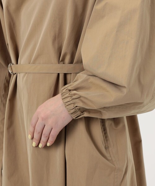 HAVERSACK（ハバーザック）の「HAVERSACK コットンサテンドレス（ワンピース・レディース・ベージュ・1）」の8枚目の写真
