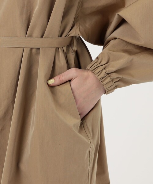 HAVERSACK（ハバーザック）の「HAVERSACK コットンサテンドレス（ワンピース・レディース・ベージュ・1）」の9枚目の写真