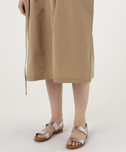 HAVERSACK（ハバーザック）の「HAVERSACK コットンサテンドレス（ワンピース・レディース・ベージュ・1）」の10枚目の写真
