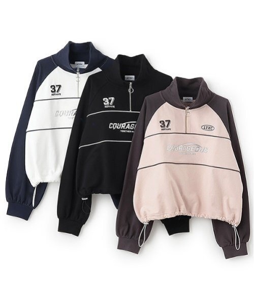 セール】【LTXC】ハーフジッププルオーバー（スウェット