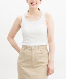 Honeys | 【ＵＶカット・吸水速乾】カップ付スクエアタンクトップ(タンクトップ)