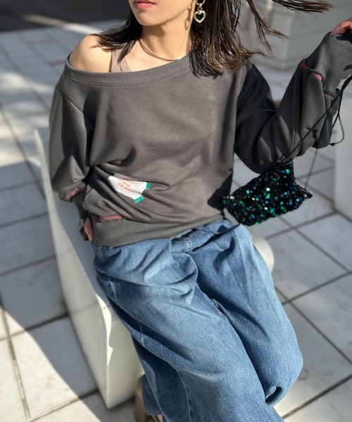 model:154cm 着用サイズ:FREE