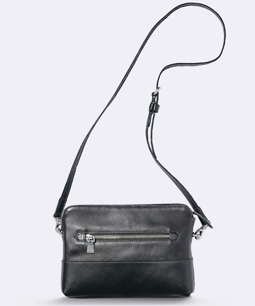 aniary(アニアリ)の「ショルダーバッグ(アルティザンレザー)(ショルダーバッグ・メンズ・チャコールグレー/ブラック/ロイヤルブルー/ベージュ系/ターコイズブルー系/オレンジ・FREE)」の3枚目の写真