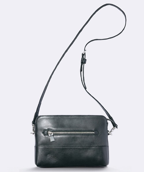 aniary(アニアリ)の「ショルダーバッグ(アルティザンレザー)(ショルダーバッグ・メンズ・チャコールグレー/ブラック/ロイヤルブルー/ベージュ系/ターコイズブルー系/オレンジ・FREE)」の7枚目の写真