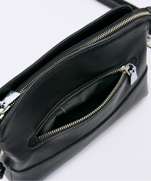 aniary(アニアリ)の「ショルダーバッグ(アルティザンレザー)(ショルダーバッグ・メンズ・チャコールグレー/ブラック/ロイヤルブルー/ベージュ系/ターコイズブルー系/オレンジ・FREE)」の11枚目の写真