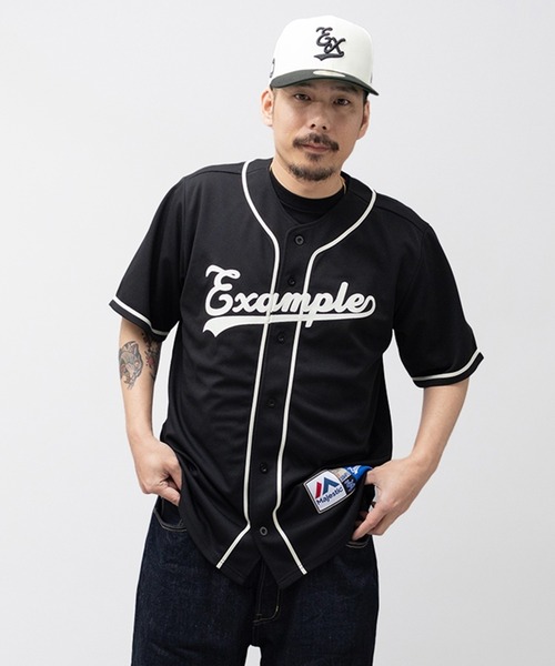 MAJESTIC（マジェスティック）の「MAJESTIC × EXAMPLE BB SHIRTS（シャツ/ブラウス・メンズ・ブラック・M/L/XL/XXL/XXXL）」の2枚目の写真