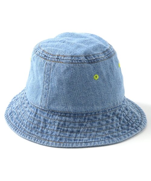 BREEZE（ブリーズ）の「【Bpop】総柄ベビーアウトドアハット（ハット・キッズ・アイボリー/ブルー・46/48）」の12枚目の写真