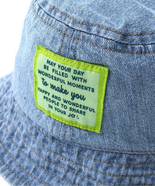 BREEZE（ブリーズ）の「【Bpop】総柄ベビーアウトドアハット（ハット・キッズ・アイボリー/ブルー・46/48）」の15枚目の写真