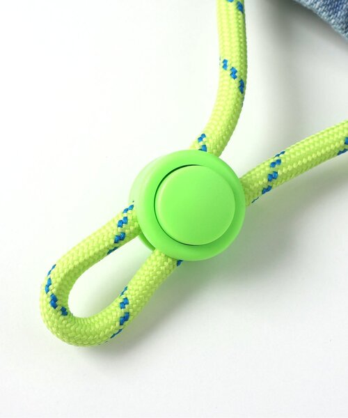 BREEZE（ブリーズ）の「【Bpop】総柄ベビーアウトドアハット（ハット・キッズ・アイボリー/ブルー・46/48）」の4枚目の写真