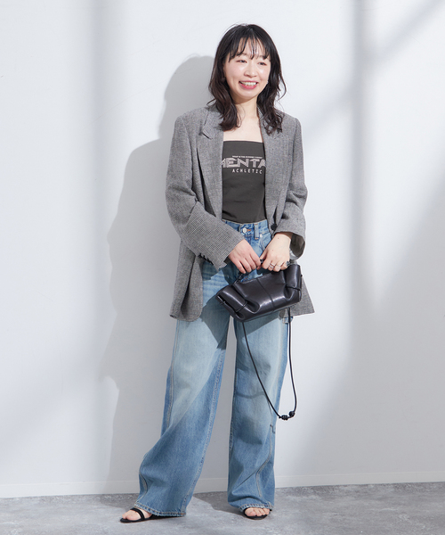 INSCRIRE /アンスクリア】Print Tube Top：チューブトップ INSCRIRE