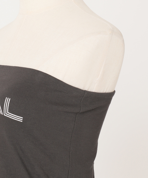 INSCRIRE /アンスクリア】Print Tube Top：チューブトップ INSCRIRE