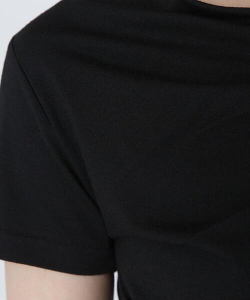 NATURAL BEAUTY BASIC(ナチュラルビューティーベーシック)の「◇ドレープデザイントップス(Tシャツ/カットソー・レディース・ブラウン/ブラック/オフホワイト・FREE)」の12枚目の写真