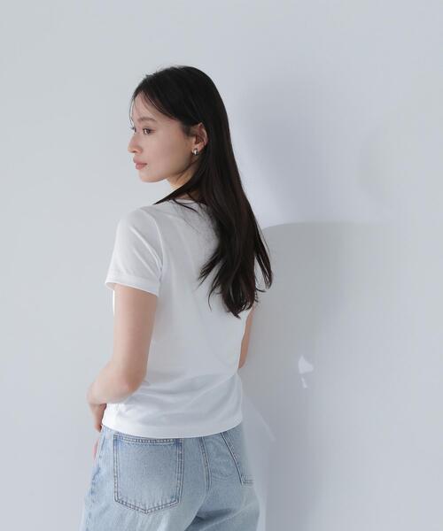 NATURAL BEAUTY BASIC(ナチュラルビューティーベーシック)の「◇ドレープデザイントップス(Tシャツ/カットソー・レディース・ブラウン/ブラック/オフホワイト・FREE)」の18枚目の写真