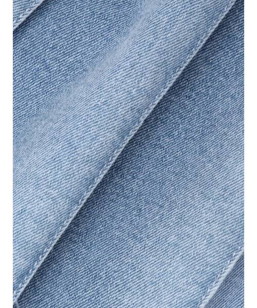 EATME（イートミー）の「アシンメトリープリーツミニデニムスカート（デニムスカート・レディース・ライトブルー/ブラック・SMALL/MEDIUM）」の16枚目の写真