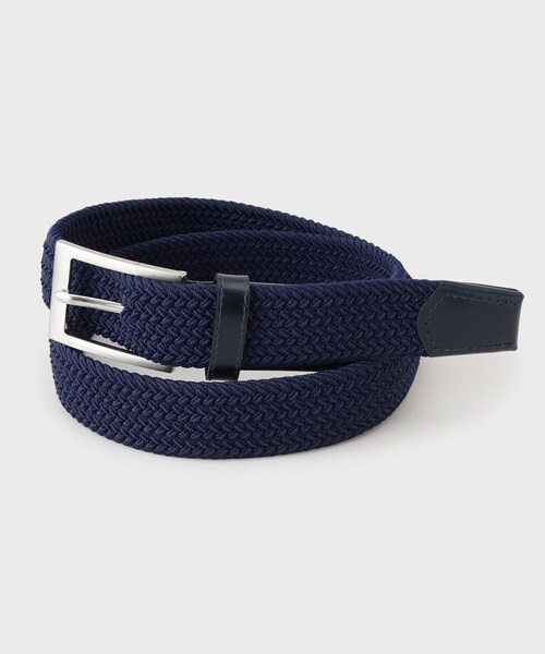 tk.TAKEO KIKUCHI(ティーケータケオキクチ)の「◆ゴムメッシュベルト(ベルト・メンズ・ブラック/ダークブラウン/ネイビー・00)」の1枚目の写真