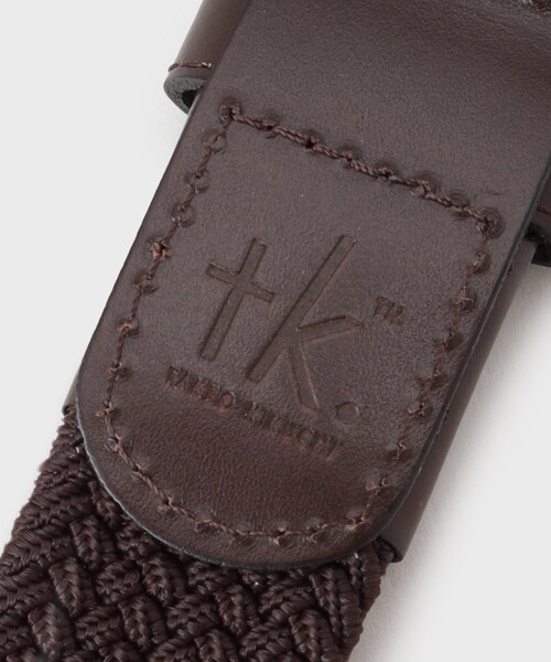 tk.TAKEO KIKUCHI(ティーケータケオキクチ)の「◆ゴムメッシュベルト(ベルト・メンズ・ブラック/ダークブラウン/ネイビー・00)」の5枚目の写真