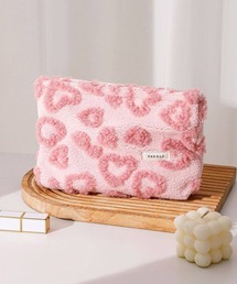 Dita Muaj.（ディータムアージュ）の「ふわふわハート柄ポーチ（ポーチ）」