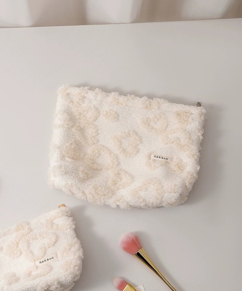 ふわふわハート柄ポーチ（ポーチ）｜Dita Muaj.（ディータムアージュ