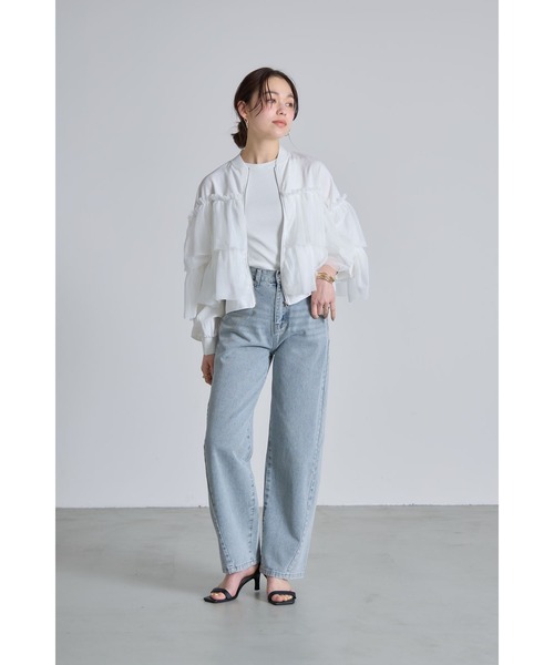 チュールフリルブルゾン（シャツ/ブラウス）｜&. NOSTALGIA（アンド
