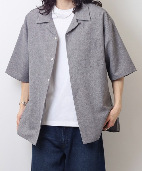 GAFLY ガルフィー 半袖シャツ 開襟 シャツ ワイシャツ - メルカリ