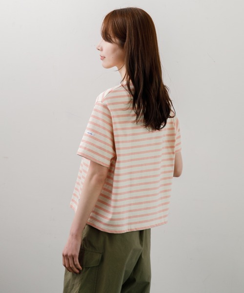 ORCIVAL - ORCIVAL  レースアップカットソー ORCIVAL オーシバル/オーチバル ドロップショルダー ラッセル