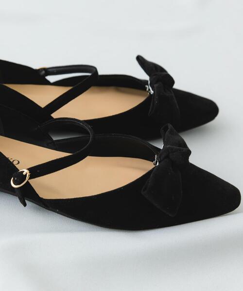 RODE SKO(ロデスコ)の「『WEB/一部店舗限定カラー』『MADE IN JAPAN』マルチWAYリボンパンプス(パンプス・レディース・ホワイト系その他/ブラック/ピンクベージュ/グレー・36/37/38)」の13枚目の写真