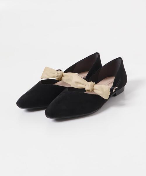 RODE SKO(ロデスコ)の「『WEB/一部店舗限定カラー』『MADE IN JAPAN』マルチWAYリボンパンプス(パンプス・レディース・ホワイト系その他/ブラック/ピンクベージュ/グレー・36/37/38)」の17枚目の写真