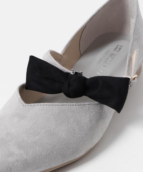 RODE SKO（ロデスコ）の「『WEB/一部店舗限定カラー』『MADE IN JAPAN』マルチWAYリボンパンプス（パンプス・レディース・ホワイト系その他/ブラック/ピンクベージュ/グレー・36/37/38）」の21枚目の写真