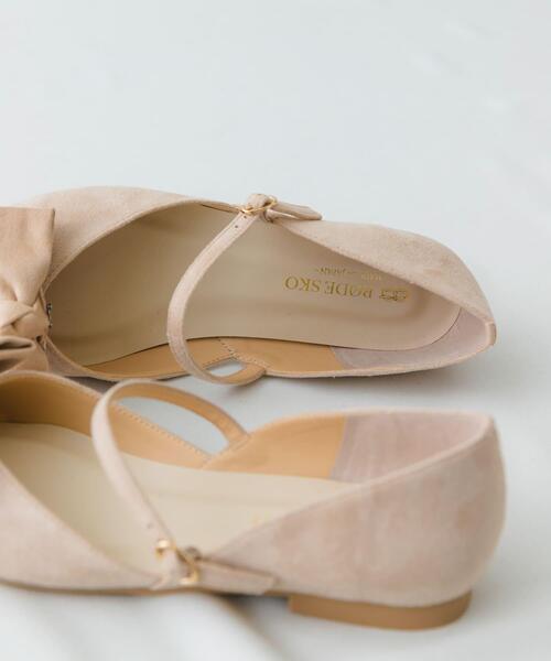 RODE SKO（ロデスコ）の「『WEB/一部店舗限定カラー』『MADE IN JAPAN』マルチWAYリボンパンプス（パンプス・レディース・ホワイト系その他/ブラック/ピンクベージュ/グレー・36/37/38）」の18枚目の写真