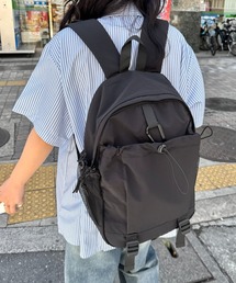 【ユニセックス】ドローコードマルチポケットリュック
