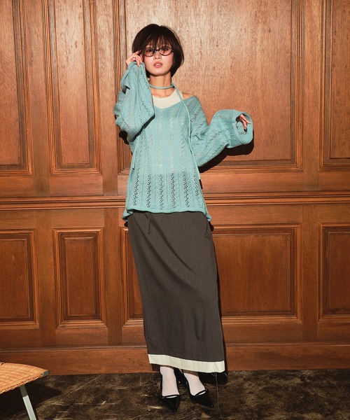 MUHET（ミュエータ）の「oval glasses / オーバルメガネ（メガネ・レディース・ブラウン/ブラック・FREE）」の19枚目の写真