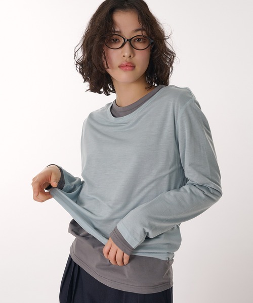 MUHET（ミュエータ）の「oval glasses / オーバルメガネ（メガネ・レディース・ブラウン/ブラック・FREE）」の12枚目の写真