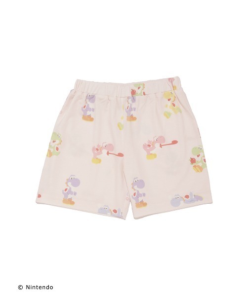スーパーマリオ】【キッズ】キノピオ＆ヨッシーTシャツ&ショート