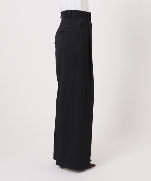 追加》【洗える】エステルツイルストレッチスラックスパンツ7