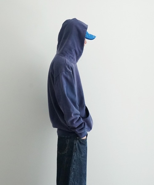 Basketcase(バスケットケース)の「Basketcase BLANCHE v4 unfaded hoodie(パーカー・メンズ・ネイビー・X-SMALL/SMALL/MEDIUM)」の2枚目の写真